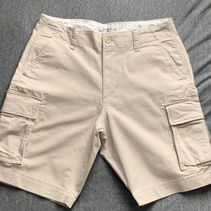 New Never Work Mens Old Navy Stone Cargo Shorts